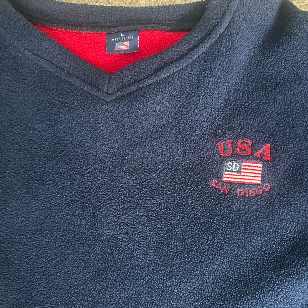 USA San Diego Navy Sweater